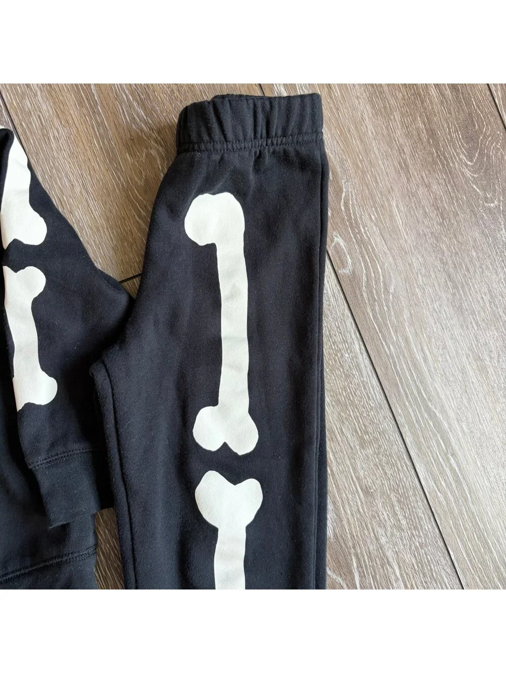 Kids Skeleton Halloween Costume Hoodie and Pants Set